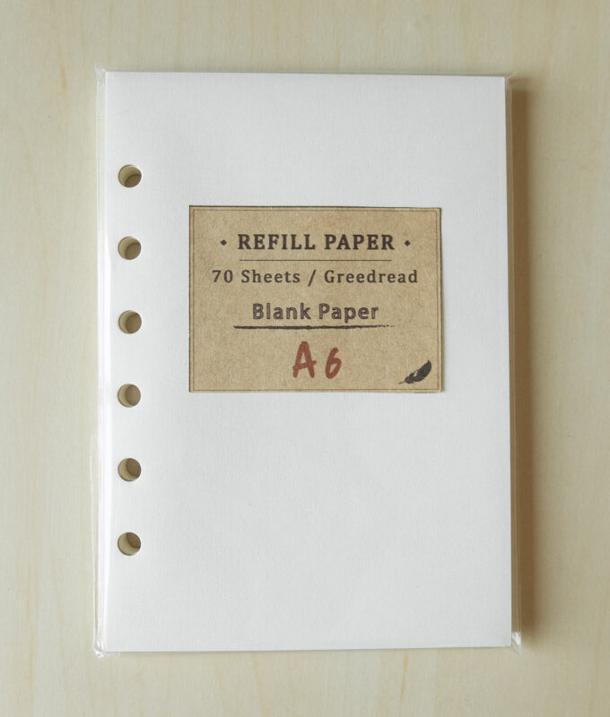 Refill Paper A6