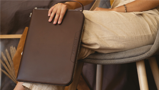 Padfolio แฟ้มหนังใส่เอกสาร A4