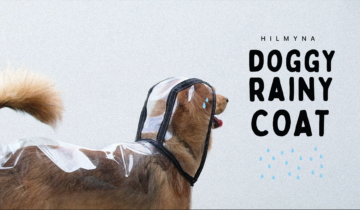 เสื้อกันฝนสุนัข ทำเองง่ายๆ Doggy Rainy Coat – by HILMYNA