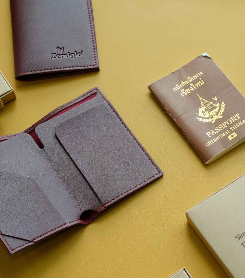 รับผลิตสินค้าพรีเมี่ยม ปกพาสปอร์ต Passport Cover zemiglo แท็คกระเป๋าเดินทาง พาสปอตเดินทาง